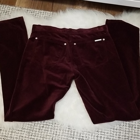 Michael Kors Straight Velour Pants - Picture 6 of 13